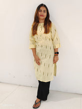 Ikkat cotton kurti